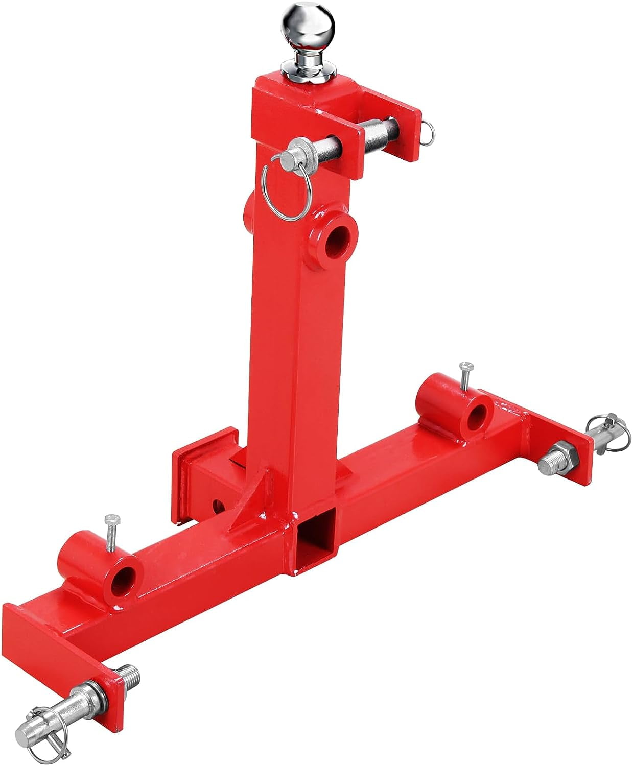 "Heavy Duty 3 Point Gooseneck Trailer Hitch for CAT 1 Tractors, 2