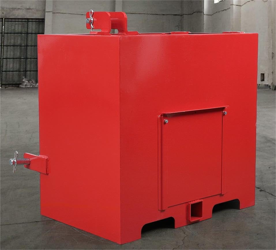 3 Point Hitch Ballast Box,800 lbs Tractor Ballast Box with 2'' Quick ...