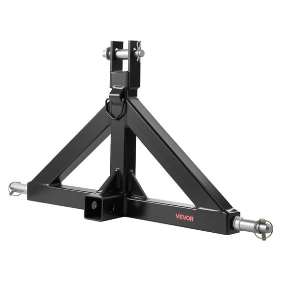 3 Point Hitch Receiver 2 Inch 3000 lbs Capacity Heavy Duty Tractor Tow Drawbar Adapter Quick Hitch Attachment Compatible with Kubota Mahindra John Deere Massey Ferguson