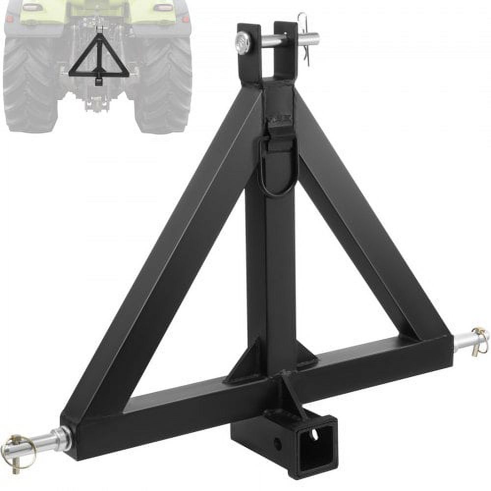 3 Point Hitch Receiver, 3 Point 2" Receiver Trailer Hitch Category 1