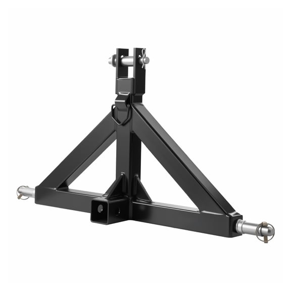 3 Point Hitch Receiver 2 inch, 3000 lbs Capacity Tractor Attachment, Quick Hitch Adapter for Kubota Mahindra Massey Ferguson
