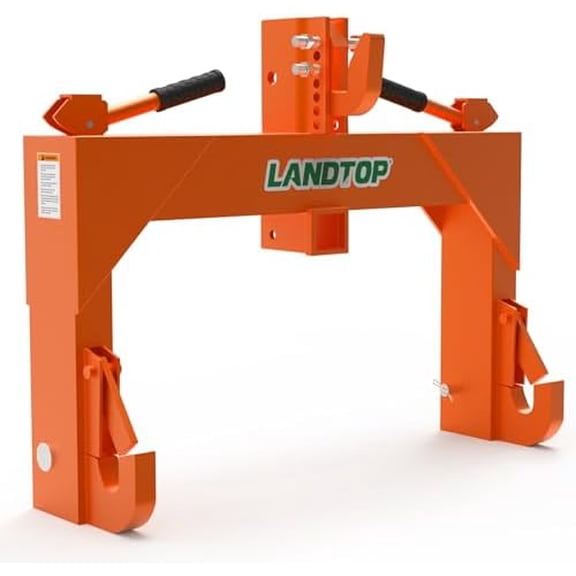 3 Point Quick Hitch with 2-Inch Receiver Hitch Compatible Adaptation to Category 1 Tractors 3000 LBS 26.2" Between Lower Arms, 16.1" Top Link to Lower Link5 Level Adjustable Bolt,$$Garden &