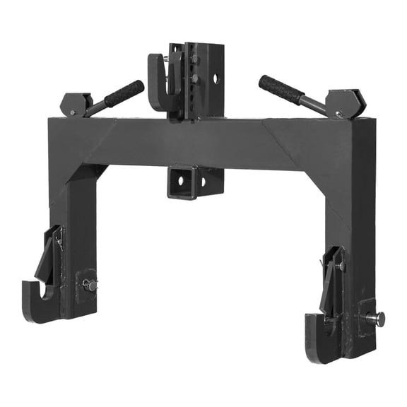 3 Point Quick Hitch, 2in Receiver, 3000 Lbs Capacity, Category 1&2 Tractor, Adjustable, Heavy Duty 3 Point Attachment
