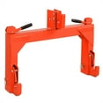 thumbnail image 1 of 3 Point Quick Hitch, 3000 lbs 3-Pt Attachments Adaptation to Category 1 & 2 Tractor with 5 Level Adjustable Bolt (Orange), 1 of 9