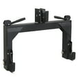 thumbnail image 1 of 3 Point Quick Hitch, 3000 lbs 3-Pt Attachments with 2" Receiver Hitch Adaptation to Category 1 & 2 Tractor with 5 Level Adjustable Bolt (Black), 1 of 9