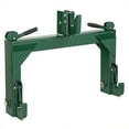 thumbnail image 1 of 3 Point Quick Hitch, 3000 lbs 3-Pt Attachments with 2" Receiver Hitch Adaptation to Category 1 & 2 Tractor with 5 Level Adjustable Bolt (Green), 1 of 9