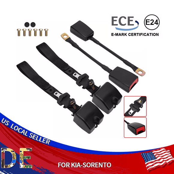 3 Point Safety Adjustable Seat Belt Straps Car Vehicle Belt for Kia-Sorento