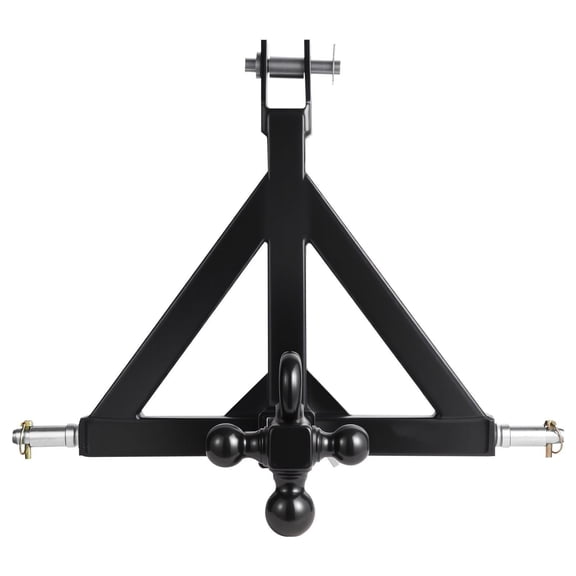 3 Point Trailer Hitch 2 Inch Receiver Quick Hitch Attachment with 3 Trailer Balls Tractor Tow Drawbar Adapter Compatible with Kubota Mahindra Ford Yanmar John Deere Massey Ferguson