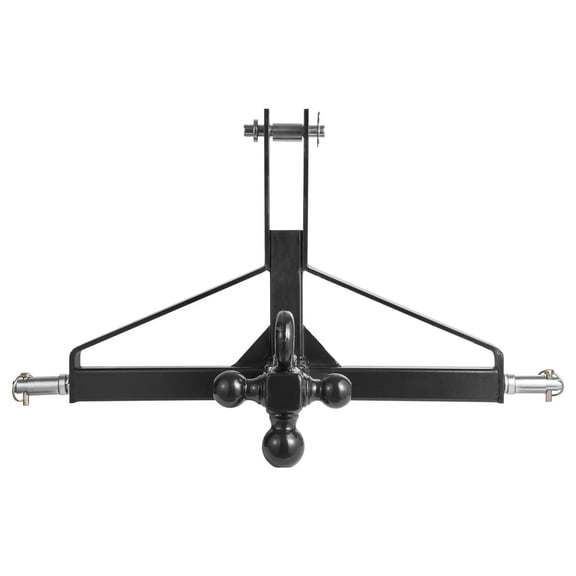 3 Point Trailer Hitch 2 Inch Receiver Quick Hitch Attachment Heavy Duty Tractor Tow Drawbar Adapter Compatible with Kubota Mahindra Ford Yanmar John Deere Massey Ferguson
