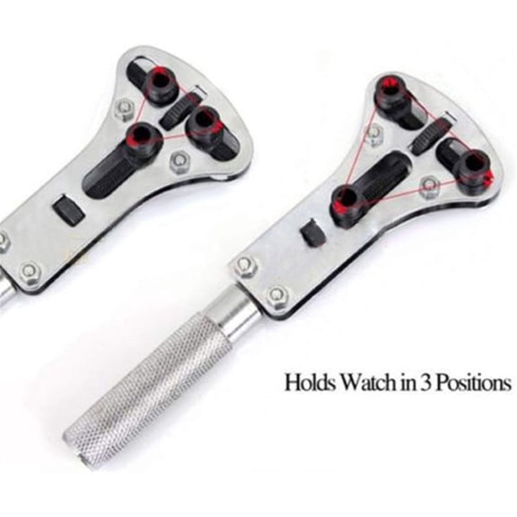 3 Points Watch Back Cover Opener Metal Watch Opener Watch Back Cover Remover Watch Battery Replacement Tackle