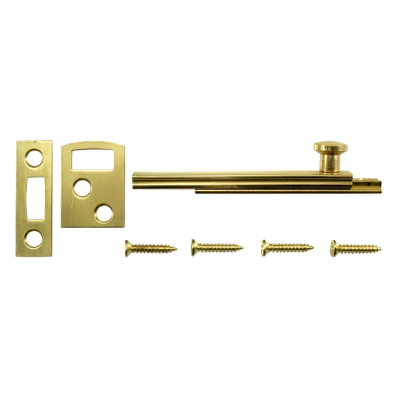 3" Polished Brass Surface Bolts (1 pcs.)
