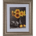 thumbnail image 1 of 3" Polystyrene Decorative Picture Frame by WholesaleArtsFrames-com 6x12 2518 Series - Brushed Red & Silver - Made In USA, 1 of 5