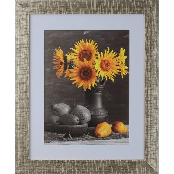3" Polystyrene Decorative Textured Picture Frame - by WholesaleArtsFrames-com. 11x16 316 Series - Light Silver - Made In USA