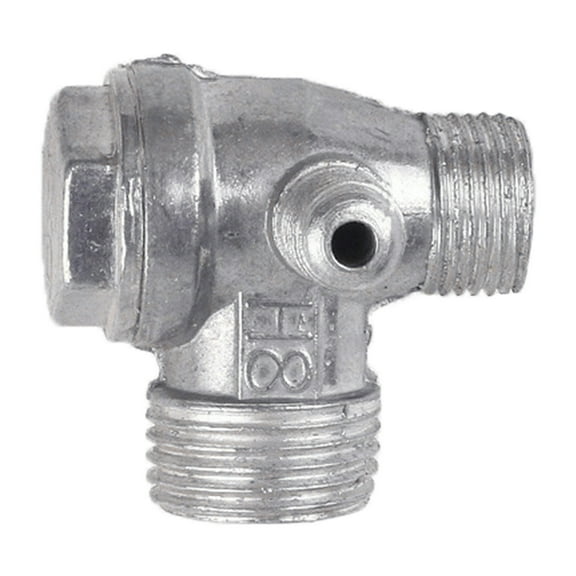 3-Port Check Valve Brass Male-Threaded Workshop Replace Air Compressor Unidirectional Check Valve Connect Pipe Fittings