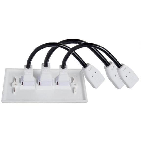 3 Port Gold Plate High Definition Multimedias Interface Pigtails 4K 60HZ