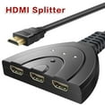 thumbnail image 1 of 3 Port HDMI Switcher Splitter 3D 1080P Full HD 3 Input 1 Output Auto High Speed HDMI Switch Switcher Splitter Cable Hub Box Adapter for HDTV DVD Xbox 360 With 24K Gold Plated Connector, 1 of 9