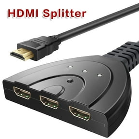 3 Port HDMI Switcher Splitter 3D 1080P Full HD 3 Input 1 Output Auto High Speed HDMI Switch Switcher Splitter Cable Hub Box Adapter for HDTV DVD Xbox 360 With 24K Gold Plated Connector