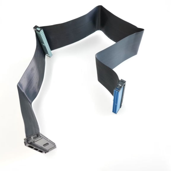 3 Port Hi Speed Ultra ATA UDMA 33/66/100 40Pin 80-Wire 3.5 3.5in IDE Hard Disk 2-Drive Ribbon Data Cable Extension Cable