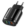 thumbnail image 1 of 3-Port USB Wall Charger - Multi-Device Fast Charger with Smart IC, 5V/2A Total Output, Fireproof ABS Material, and Universal Compatibility for Home and Travel, 1 of 5