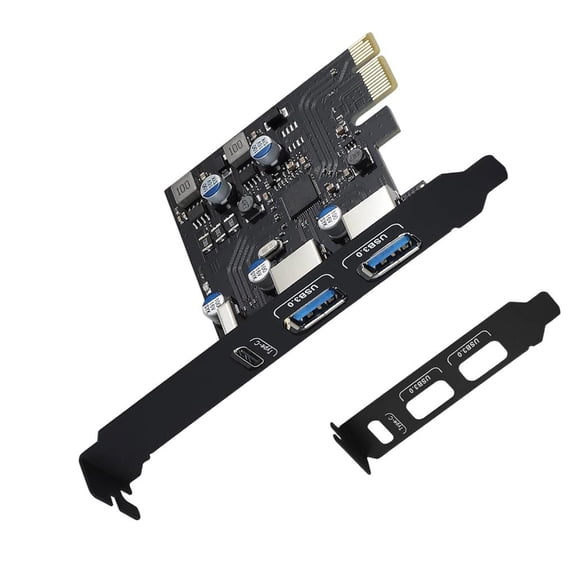3 Port USB3.0 PCIe Expansion Card, 18W Power Delivery Expands PC Connection Enhances Performances