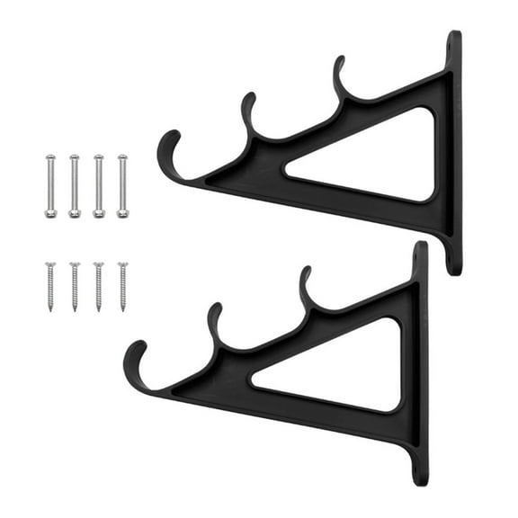 3-Position Fishing Rod Storage Holder Horizontal Fishing Rod Rack Wall Mounted Fishing Rod Display Racks Enduring