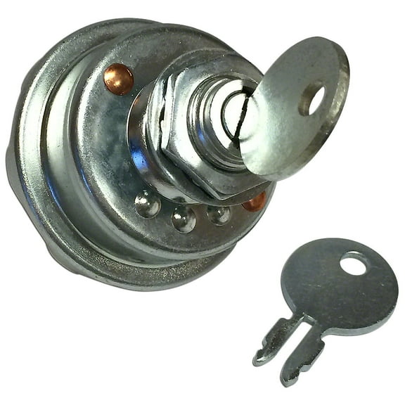 3-Position (Off-On-Start) Ignition / Key Switch w/ 2 Keys Fits John Deere Tractor    AR26557