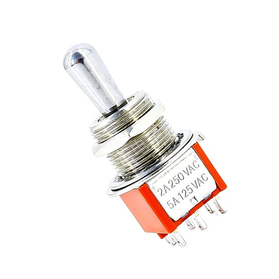 3 Position Panel Mount Pickup Selector Switches Long Handle Small Toggle Switches Ensures Stable Signals Transmission