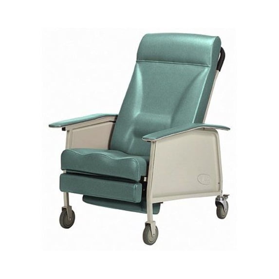 Invacare IH6065WD/IH61 3 Position Recliner Deluxe Extra Wide Chair for Adults (Blue Ridge)