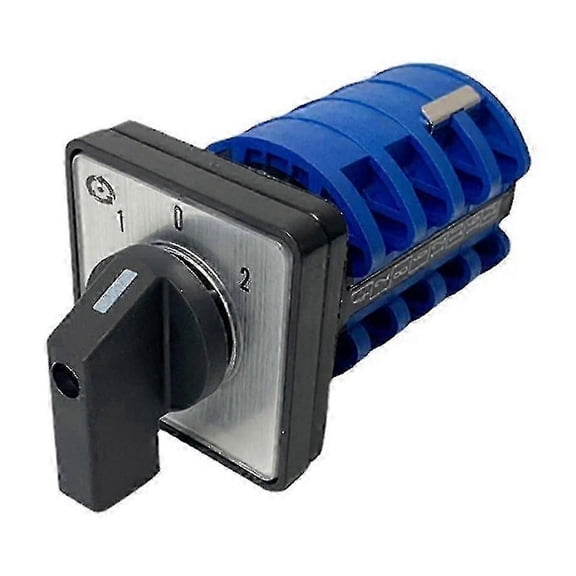 3-Position Rotary Switch 20A 500V 4-Phase for Double Speed Motor Changeover Cam Switch (for LW8-20)