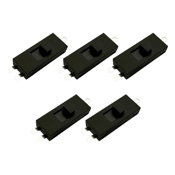 3-Position Slide Switches, DSY-1212S with 3 Solder Terminals, 5-Pack