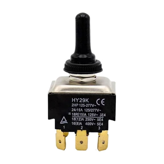 3 Position Toggle Switches HY29K with 9 Pins 9 Pin Button Switches Simple Installation for Home Electrical Installations