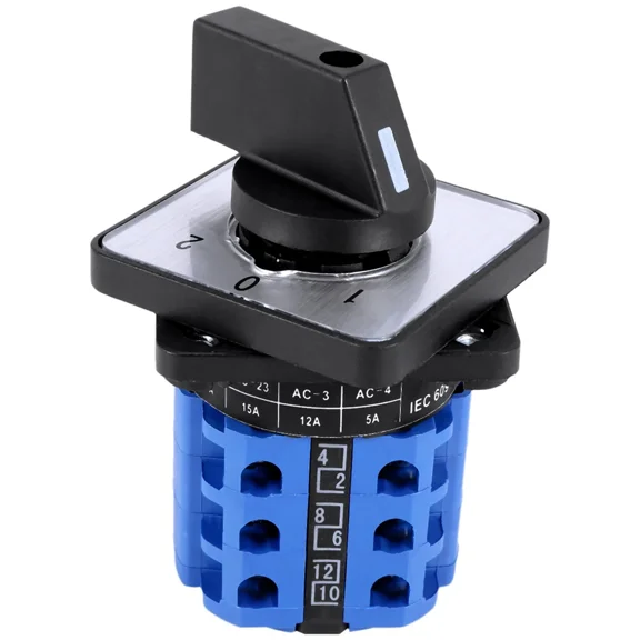 3 Positions On-Off-On Changeover Control Rotary Cam 20A A1P53764