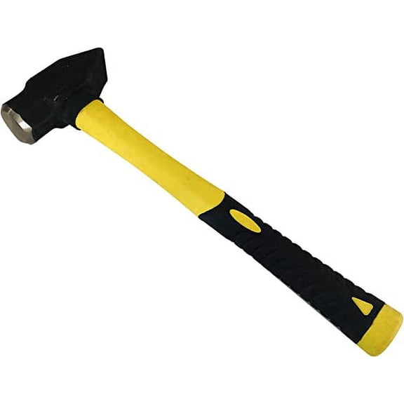 3-Pound Cross-Pein Hammer | Fiberglass Handle & Rubber Grip