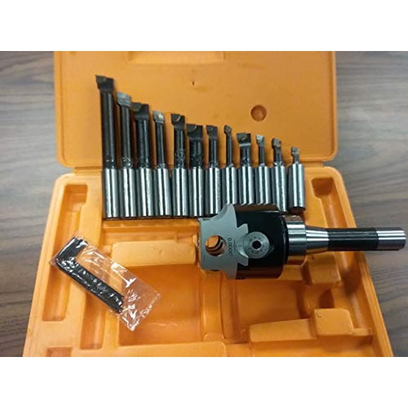 3'' Precision Adjustable Boring Head w. R8 Arbor 12pcs 3/4" Carbide Boring Bars$$Tools & Hardware Other