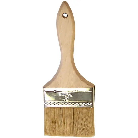 3" Premier Paint Roller DWV30 Chip Brush 100% White Chinese Bristle, Double Thick
