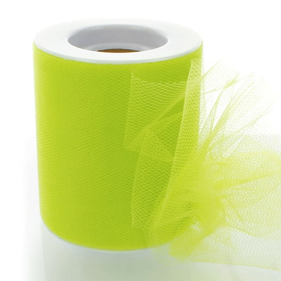 3" Premium Tulle Apple Green 100 Yard