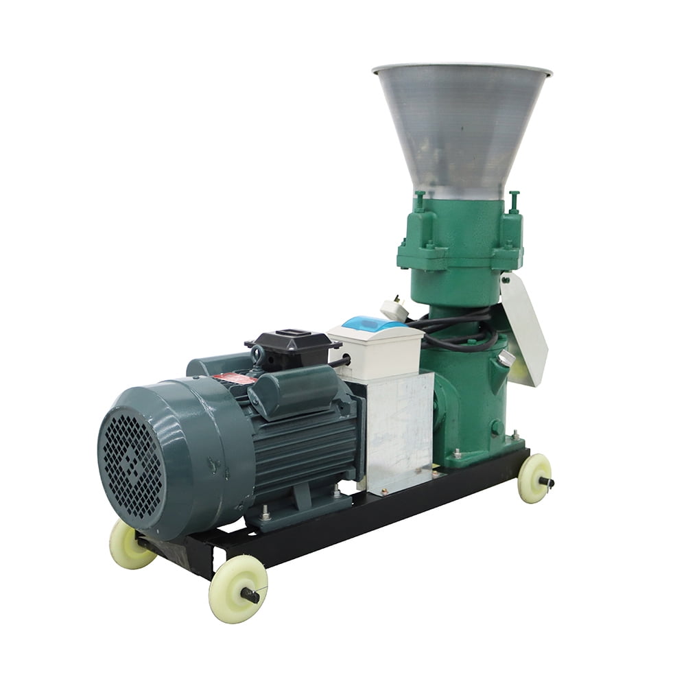 3 Pressure Roller Animal Feed Pellet Mill Machine Body 220V 4.5KW