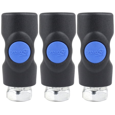 3 Prevost Safety Air Plug Coupler ISI061201 1/4" FNPT High Quality New Prevo S1