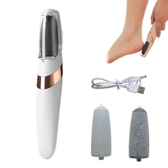 3 Pro Electric Callus Remover - Rechargeable Foot Care Kit for Smoother Feet, Ideal for Dead Skin Removal