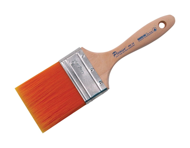 3" Proform Technologies PIC2-3.0 Picasso Hardline Straight Cut Beavertail Handle Paint Brush