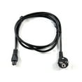 thumbnail image 1 of 3-Prong EU 6 Ft 6 Feet 3-Slot Laptop Computer Power Cable Black Plug, 1 of 2