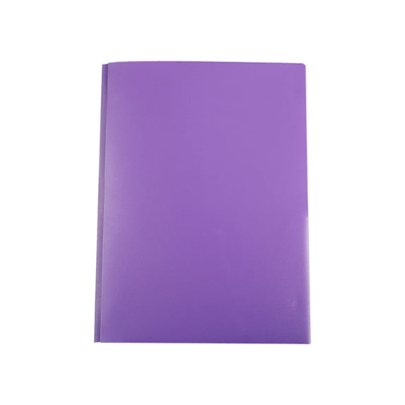 3-Prong Plastic Folders with Pockets, 2 Pocket Folders with Fasteners, Tear-Resistant Plastic Pockets, and Fit Letter Size Paper, Two Pocket Folder Business Card Holder for School Office Home Business