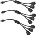 3 Prong Y Power Splitter Extension Cord, 1 to 3 Way Power Splitter