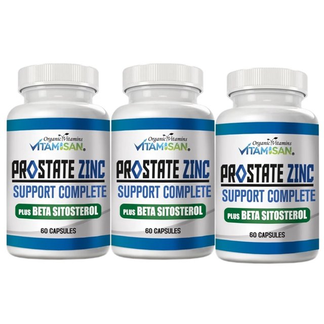 3 Prostate Supplement Urinary Support Capsules prostate zinc Saw ...