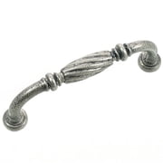 3 Pull - French Twist - Distressed Pewter