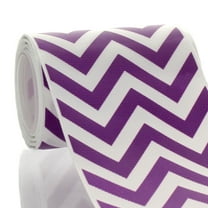 3" Purple Chevron ZigZag Grosgrain Ribbon 5 Yard