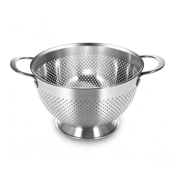 3 Quart Colander, TAIMASI Stainless Steel Micro-Perforated Colanders Strainers for Draining Rinsing Washing, Kitchen Strainer Colanders Bowl for Pasta Fruits, Dishwasher Safe