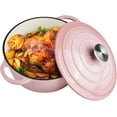 thumbnail image 1 of 3 Quart Enameled Cast Iron Dutch Oven Pot with Lid, Oven Safe up to 550° F & Dishwasher Safe, Sturdy Dutch Oven Cookware, 1 of 8
