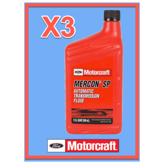 3 Quarts OEM FORD Automatic Transmission Fluid ATF MOTORCRAFT MERCON SP MPN #XT-6-QSP