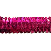 3 ROW 1 STRETCH SEQUIN TRIM - 10 Continuous Yards - Many Colors Available